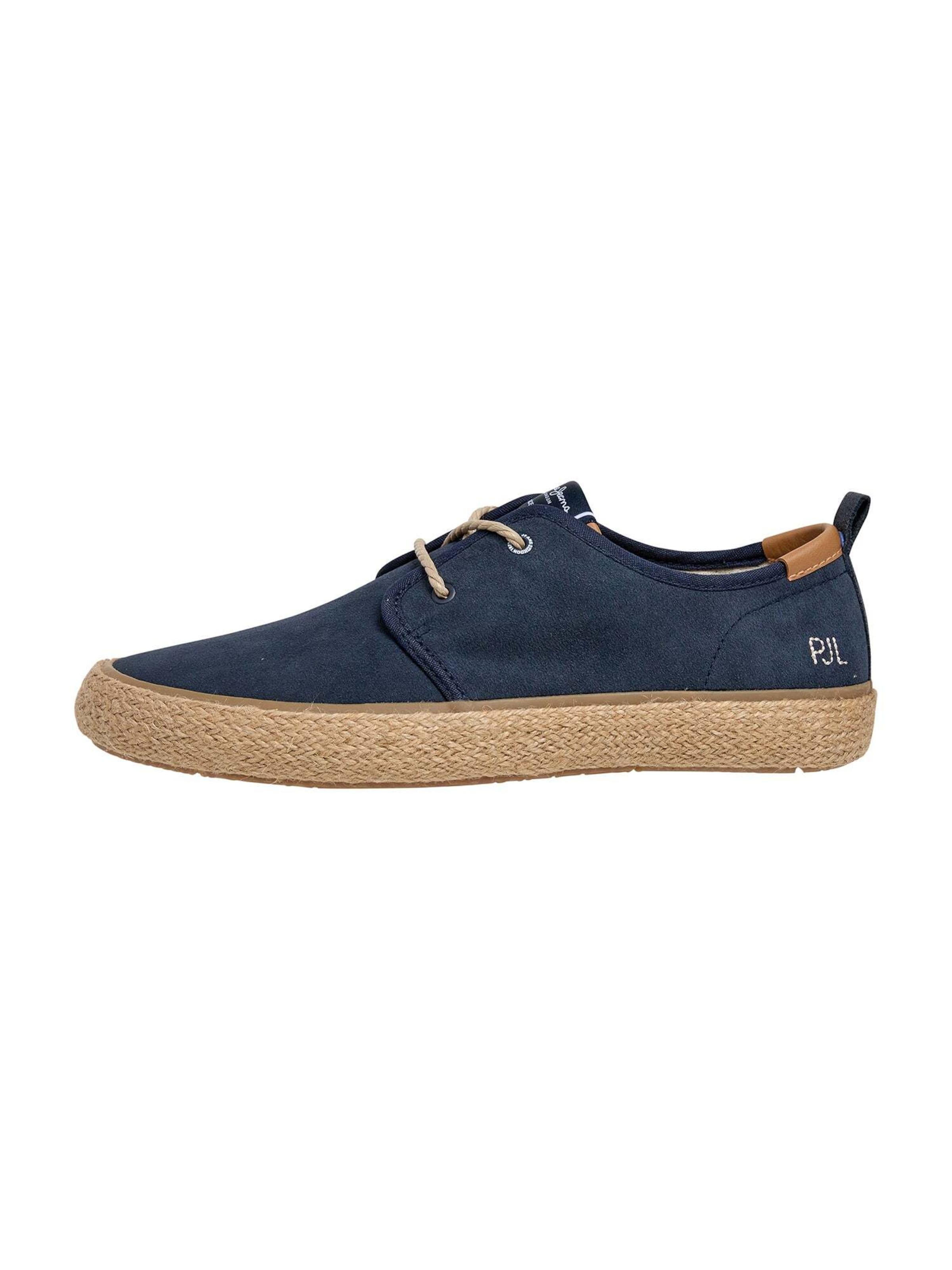 Pepe Jeans Lace-Up Shoes ' PORT BAY' in Blue: front