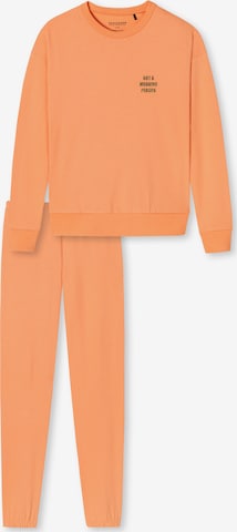 uncover by SCHIESSER Pajamas 'Original Classics' in Orange: front