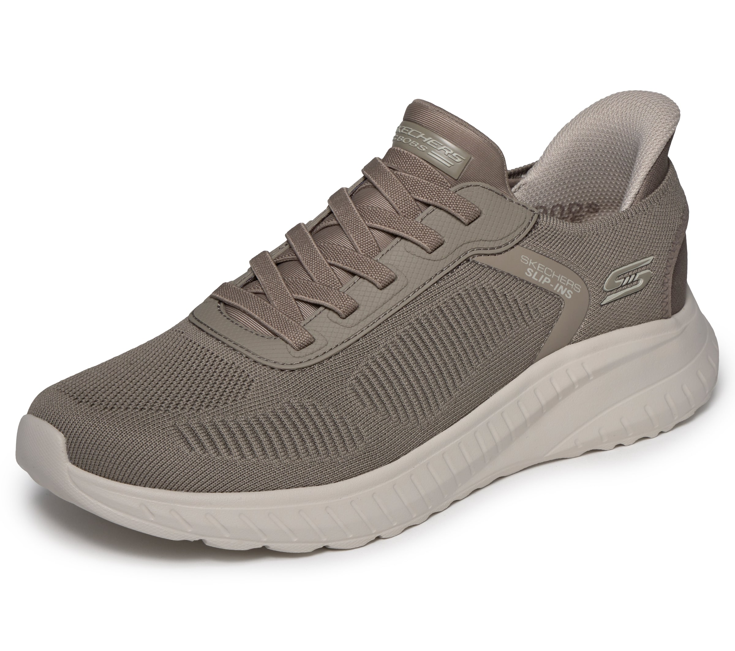 SKECHERS Sneakers 'Bobs Squad Chaos - Silid Step' in Brown: front