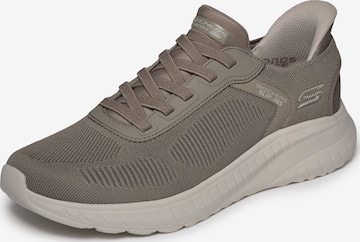 SKECHERS Sneakers 'Bobs Squad Chaos - Silid Step' in Brown: front