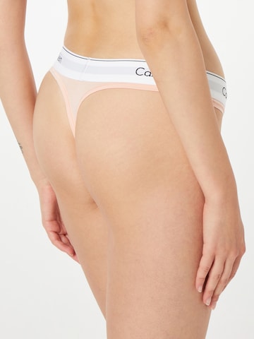 Calvin Klein Underwear Tangá - Béžová