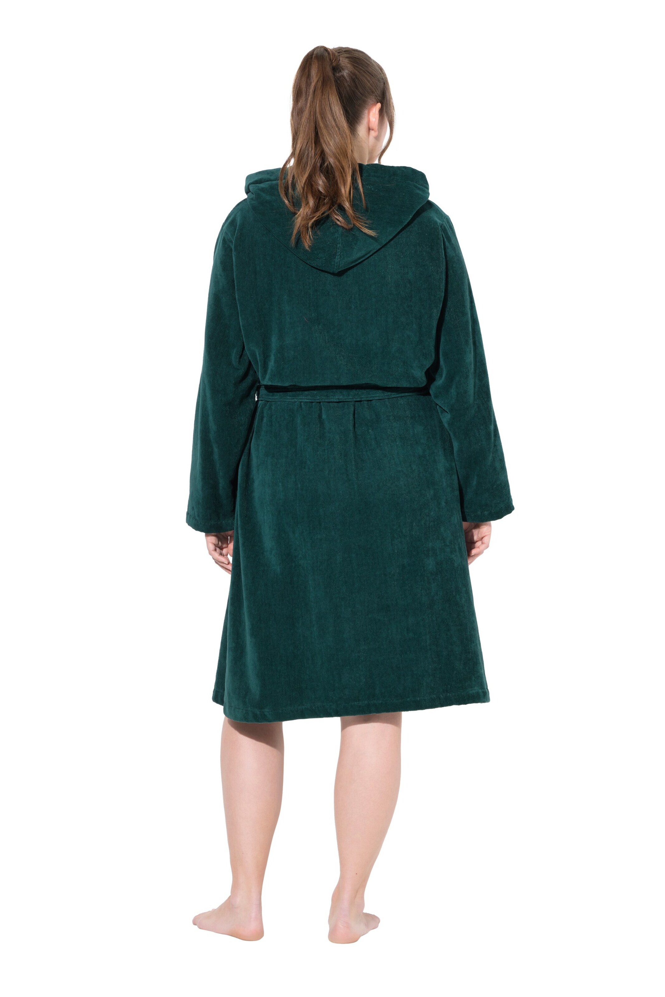 Ulla Popken Bademantel in Grün