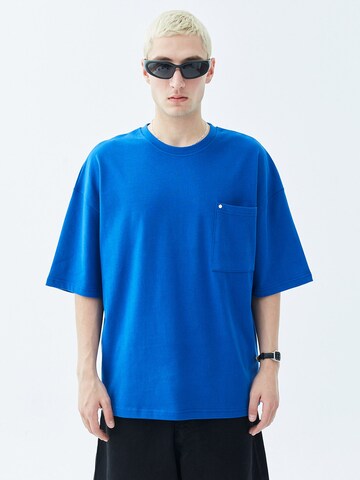 T-Shirt 'Galena Park' VAMOS CLO en bleu : devant