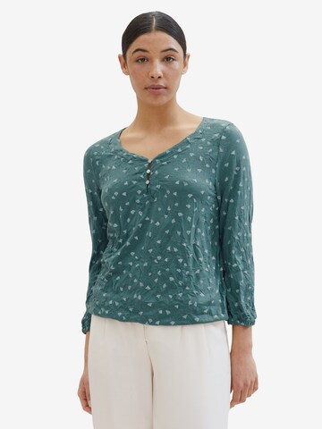 TOM TAILOR Blouse in Groen: voorkant