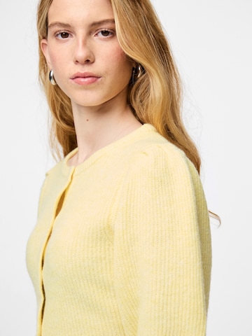PIECES Knit cardigan 'PCSilly' in Yellow