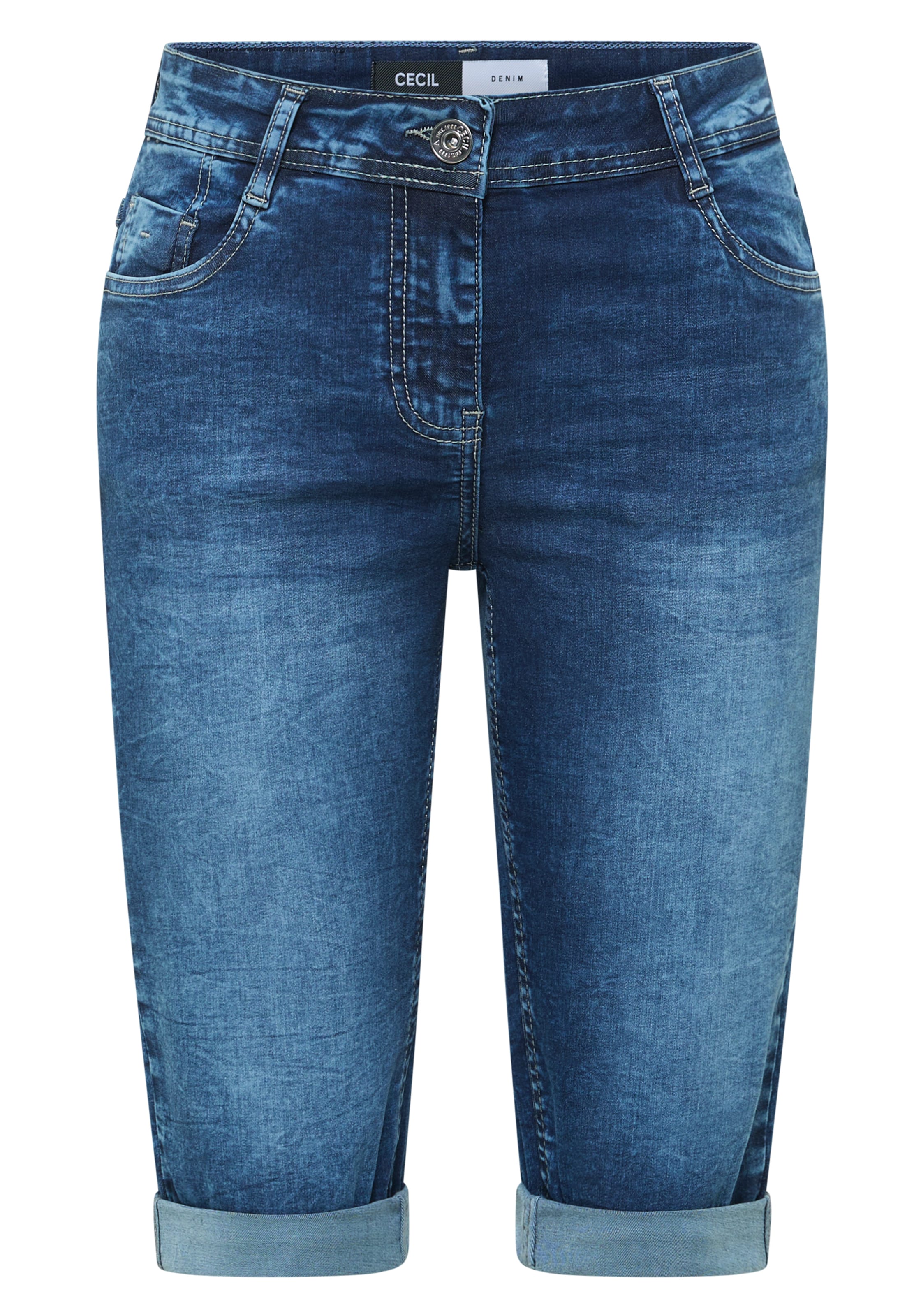 CECIL Loose fit Jeans in Blue: front