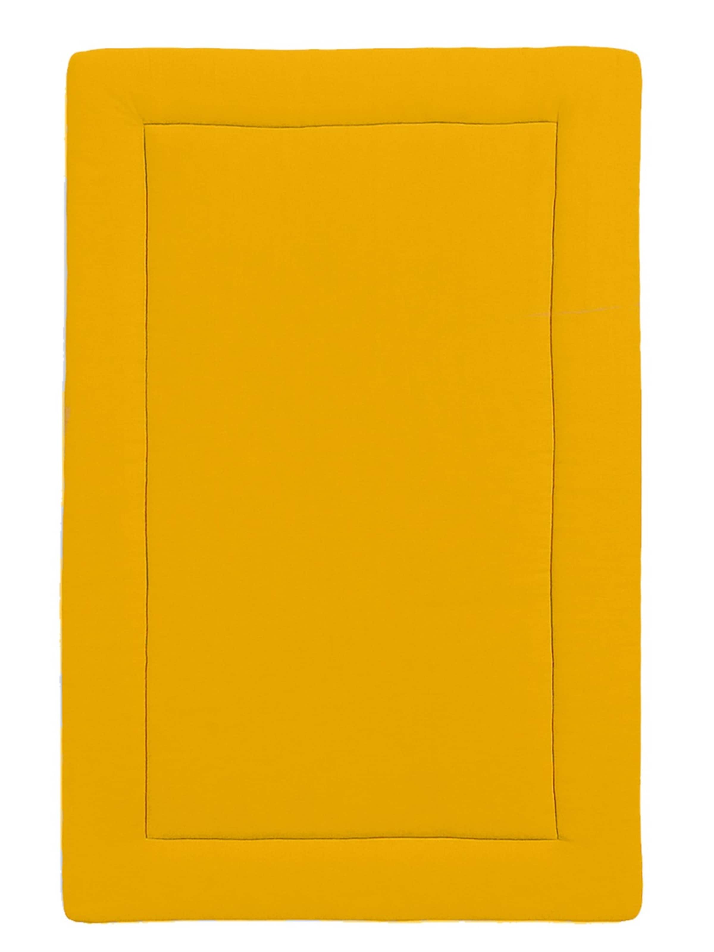 PAPATE - Manta para bebé en amarillo: frente