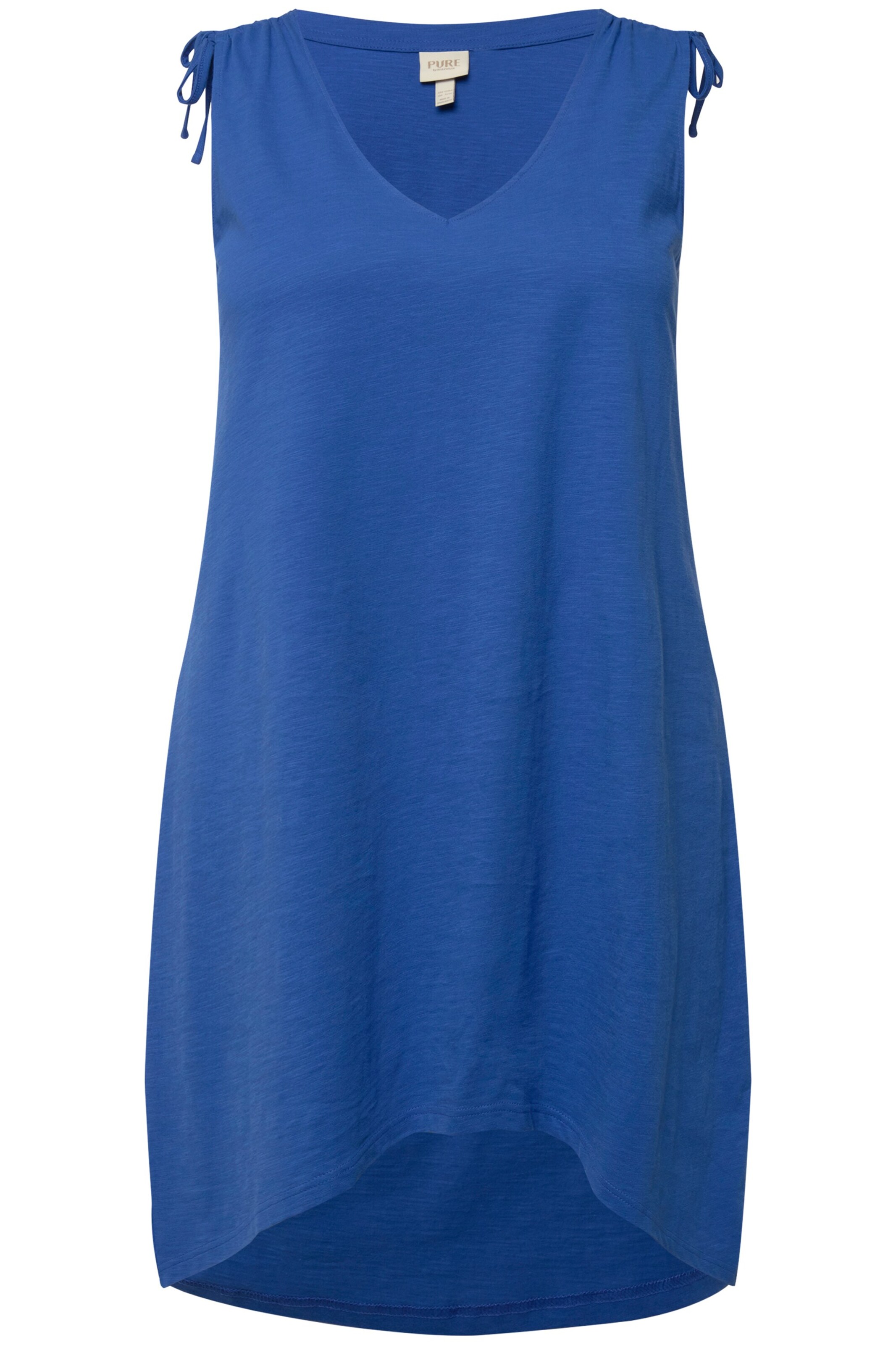 Top de la Ulla Popken pe albastru: față