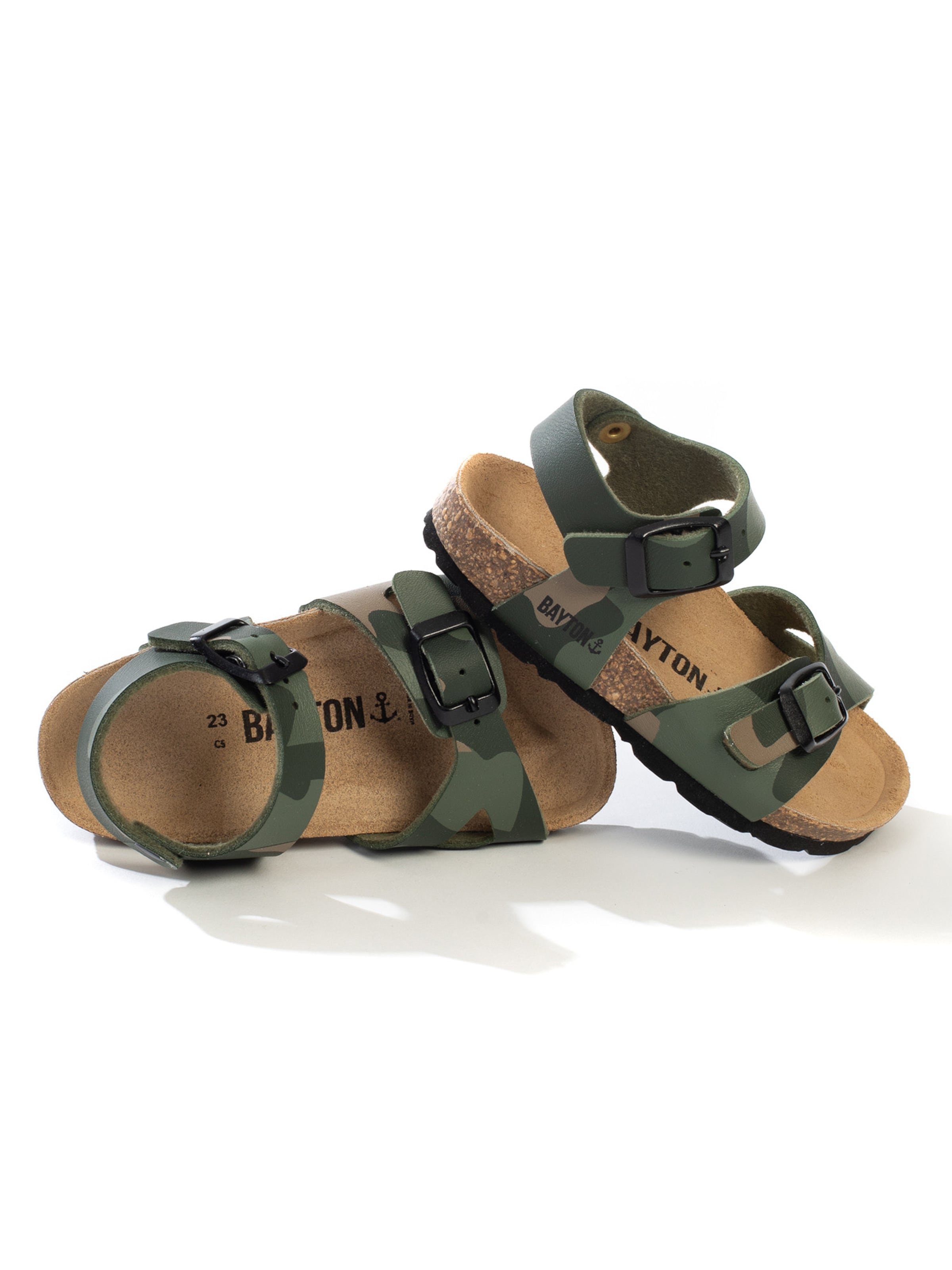 Bayton Sandal 'Pegase' in Green