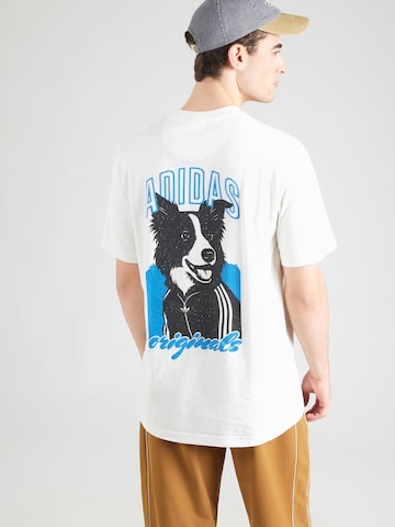 Maglietta 'DOG' di ADIDAS ORIGINALS in bianco: frontale