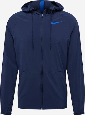 Veste de sport 'FLEX VENT MAX' NIKE en bleu : devant