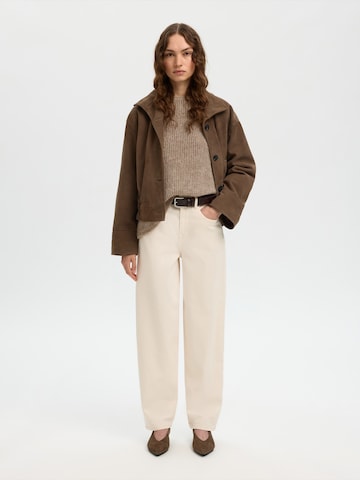 SELECTED Pulóver 'SLFLULU' - bézs