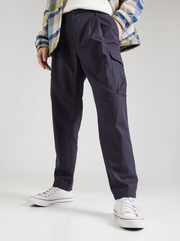 SCOTCH & SODA Regular Cargobyxa i blå: framsida