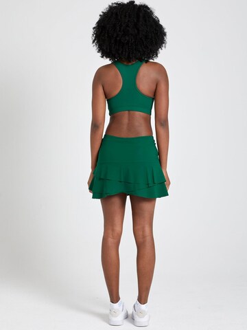 SPORTKIND Bustier Sport bh 'Wide Straps' in Groen