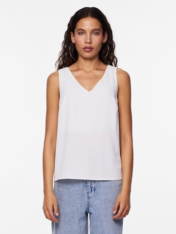 Camicia da donna 'FRANAN' di PIECES in bianco: frontale