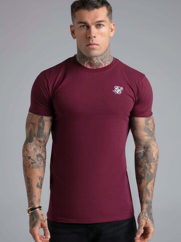 T-Shirt 'Essentials' SikSilk en rouge