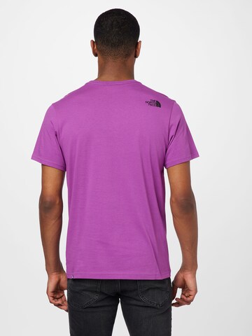 THE NORTH FACE Regular Fit T-Shirt 'FINE in Lila
