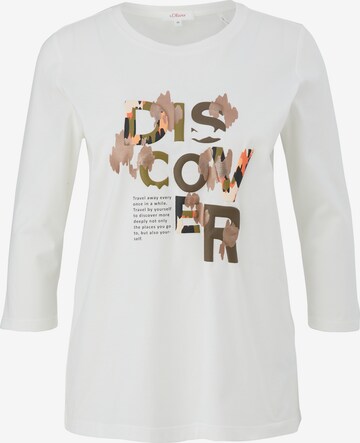 s.Oliver Shirt in White: front