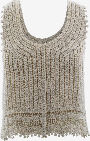 Tops en tricot AIKI KEYLOOK en beige : devant