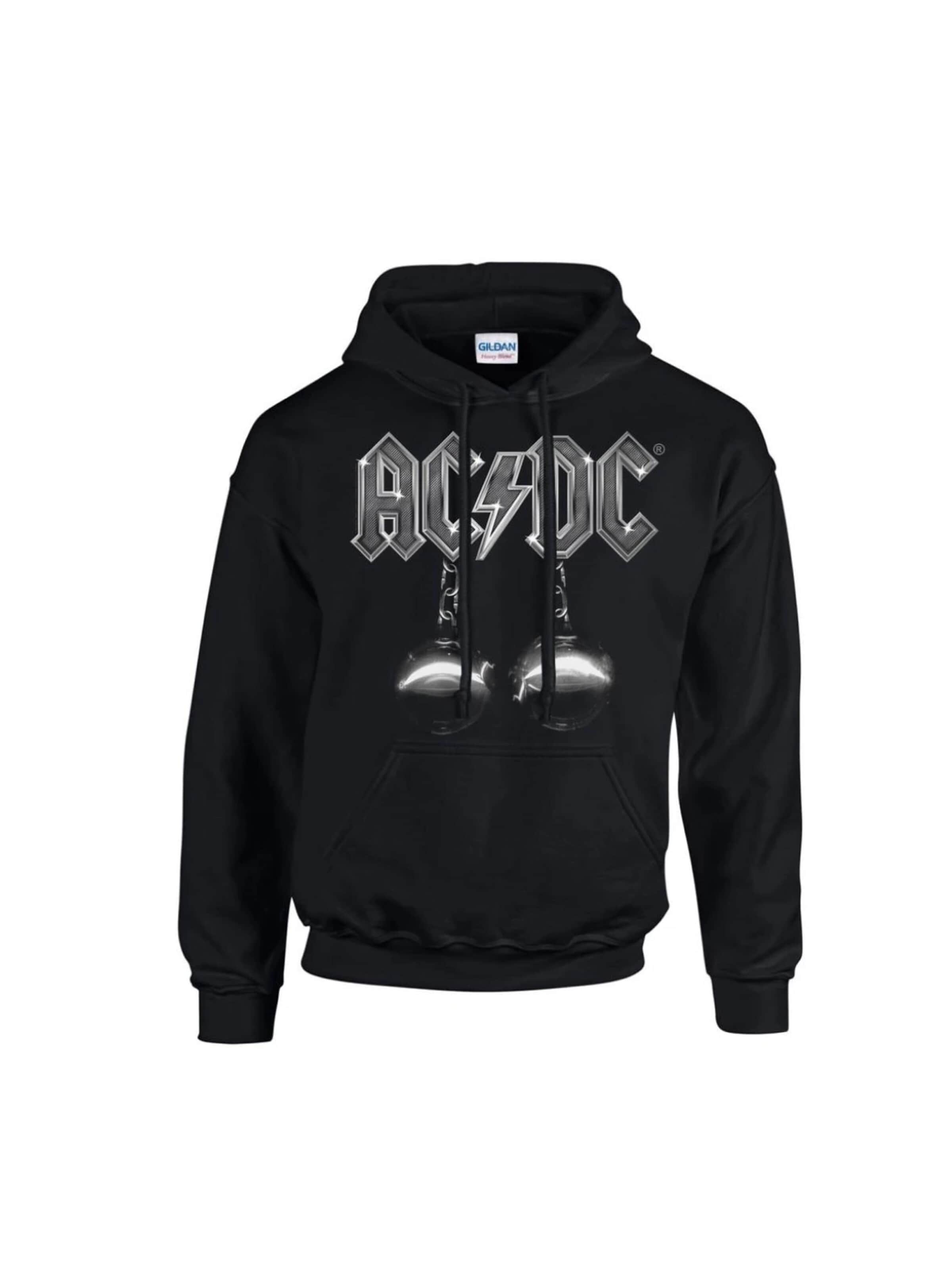 AC/DC Sweatshirt 'AC/DC Family Jewels Kapuzenpullover'‌‌‌‌‌‌‌‌‌‌ in Schwarz: Vorderseite