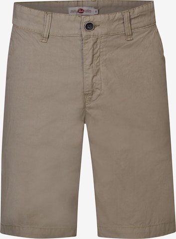 Regular Pantalon chino 'Corning' Petrol Industries en marron : devant