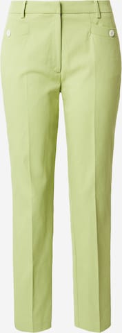 žalia MORE & MORE Standartinis Kelnės su kantu 'HEDY': priekis