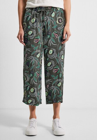 CECIL Wide leg Pants in Green: front