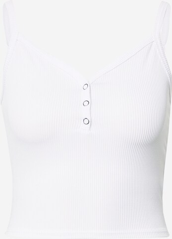 HOLLISTER Top in White: front