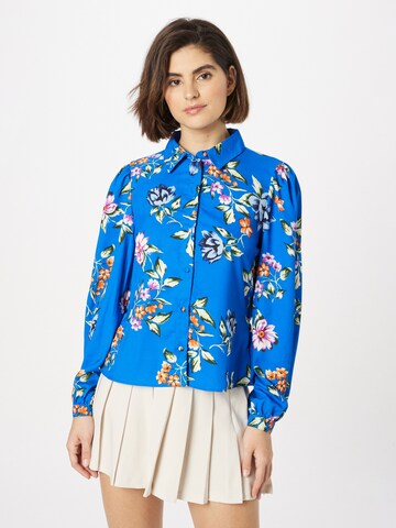 Camicia da donna 'ADNANA' di PIECES in blu: frontale