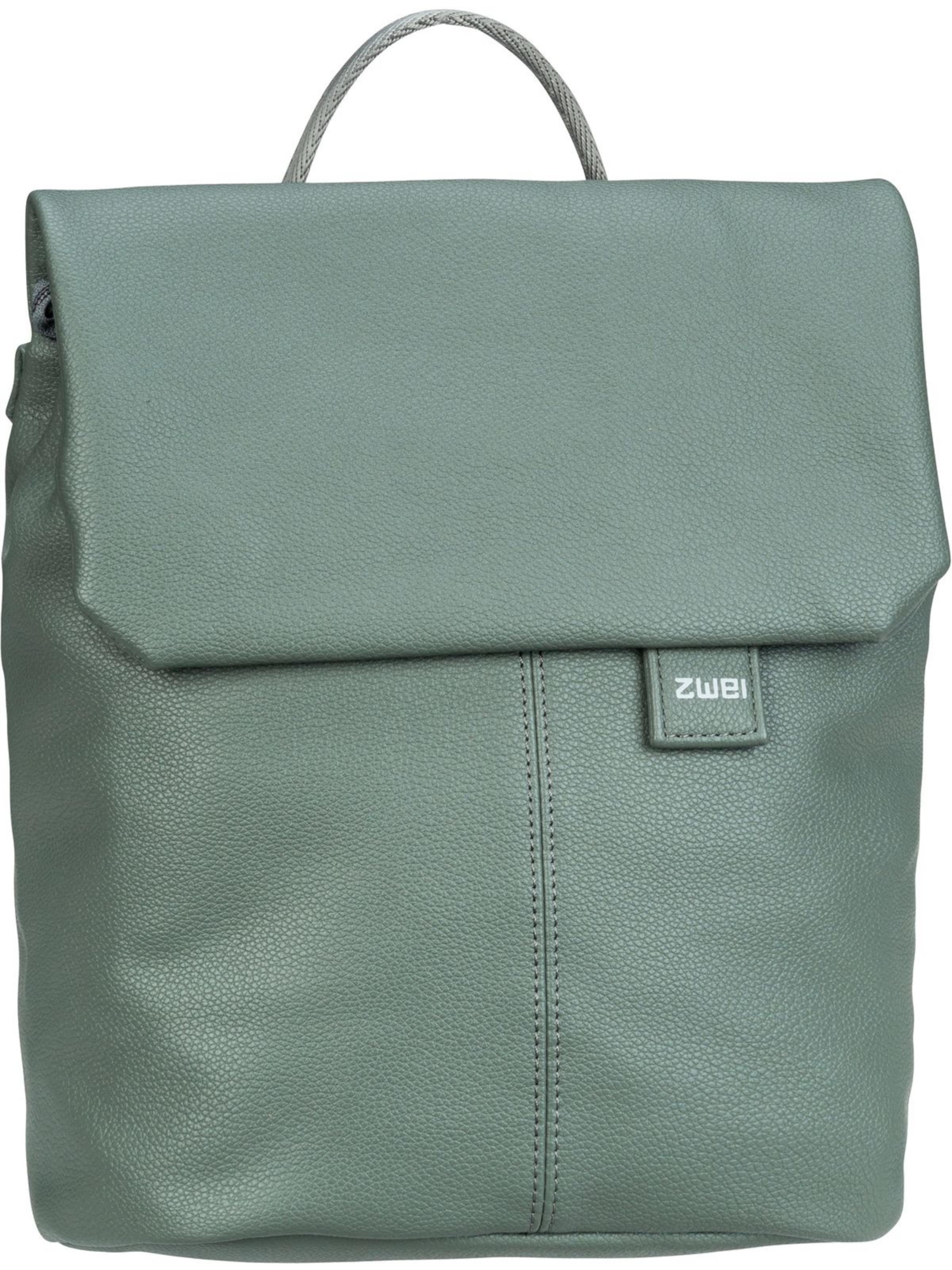 ZWEI Backpack 'Mademoiselle' in Green: front