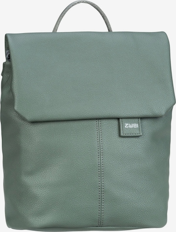 ZWEI Backpack 'Mademoiselle' in Green: front