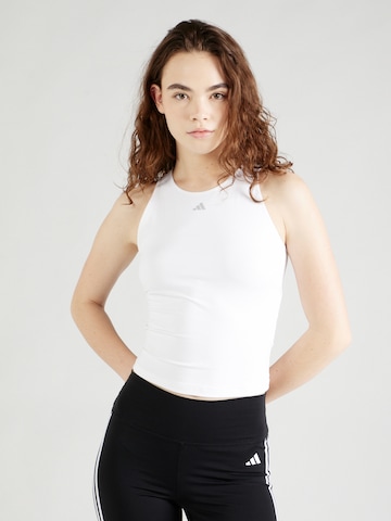 ADIDAS PERFORMANCE Sporttop in Wit: voorkant