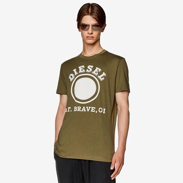 DIESEL Shirt 'DIEGOR' in Green: front