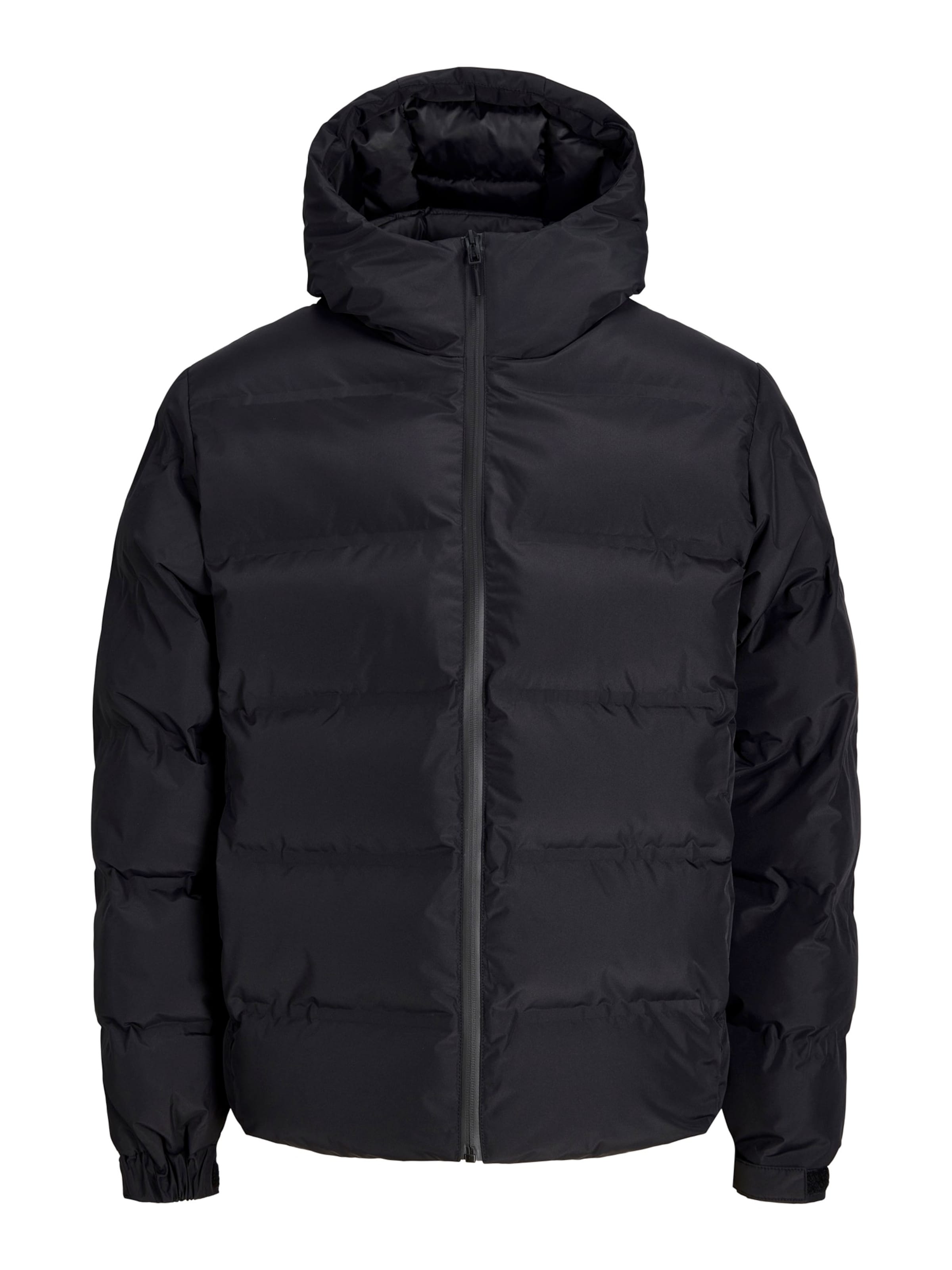 Veste d’hiver 'JJSAGE' Jack & Jones Plus en noir : devant