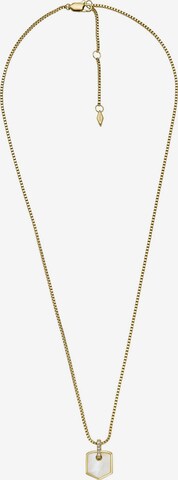 FOSSIL Necklace in Gold: front