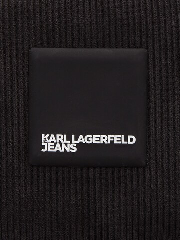 KARL LAGERFELD JEANS Plecak 'Corduroy' w kolorze czarny