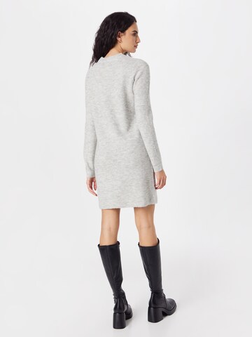PIECES Knitted dress 'ELLEN' in Grey