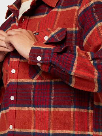 Brixton Regular fit Button Up Shirt 'BOWERY' in Red