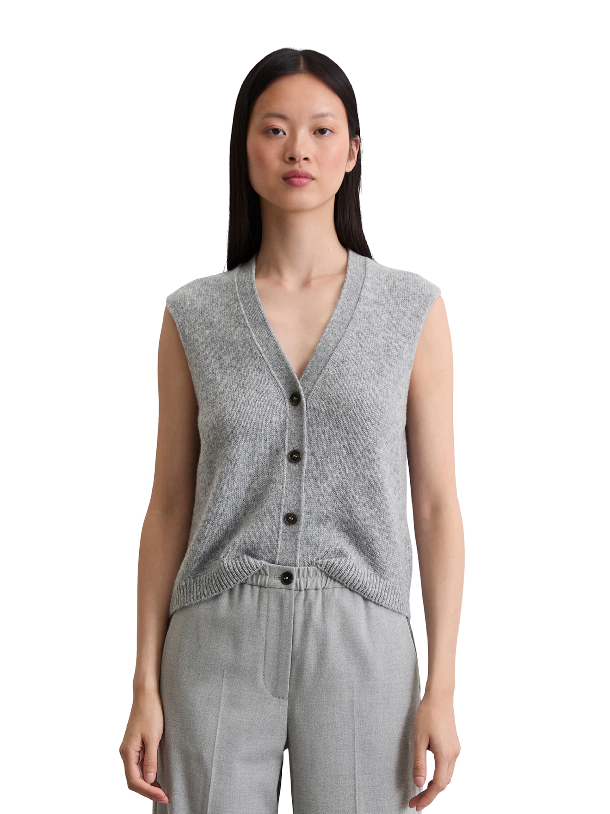 Cardigan Marc O'Polo en gris : devant