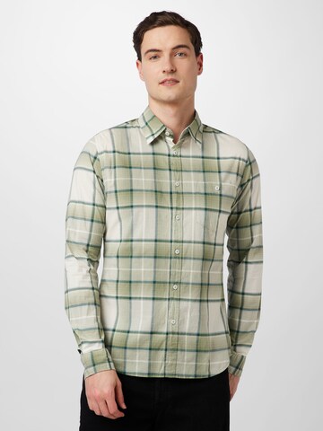 s.Oliver Slim fit Skjorta i grön: framsida