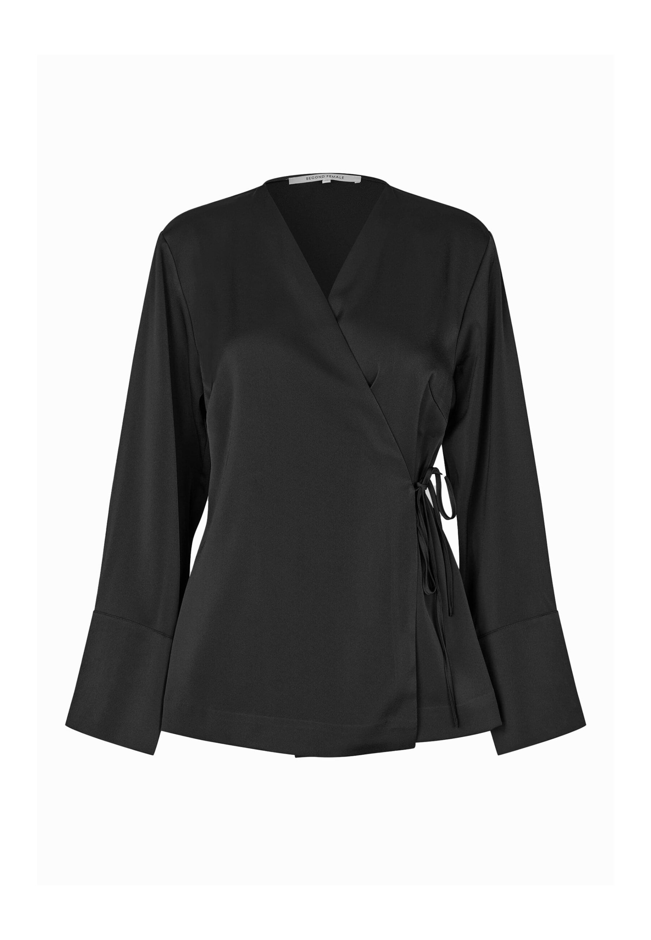 Maglietta di SECOND FEMALE in nero: frontale