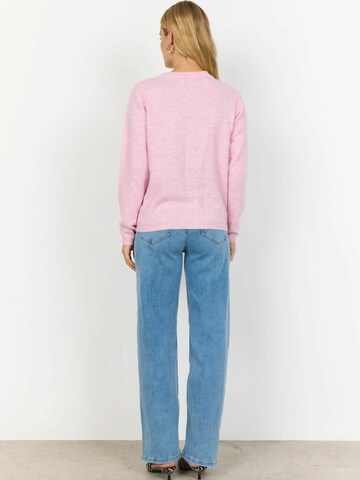 Soyaconcept Gebreid vest ' ORLEAN 2 ' in Roze