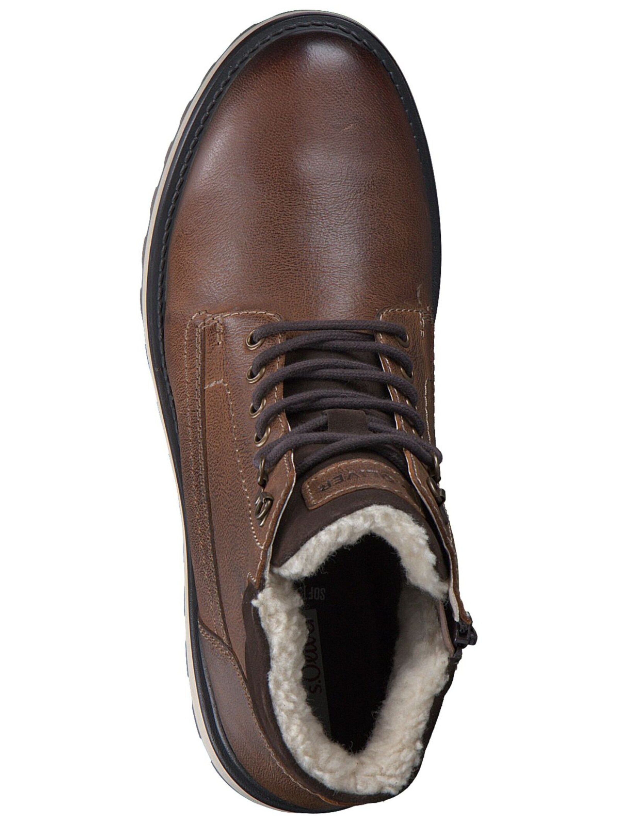 s.Oliver Schnürboots in Braun