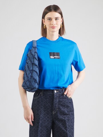 KARL LAGERFELD JEANS Μπλουζάκι σε μπλε: μπροστά