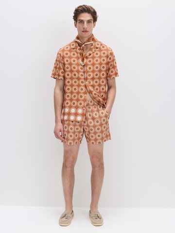 Marks & Spencer Comfort fit Overhemd in Bruin