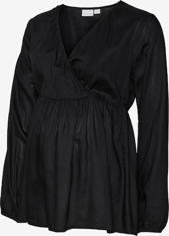 MAMALICIOUS Blouse 'MERCY' in Black: front