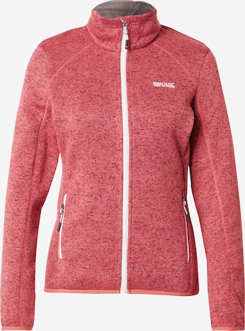 REGATTA Athletic Fleece Jacket 'Newhill' in Red: front