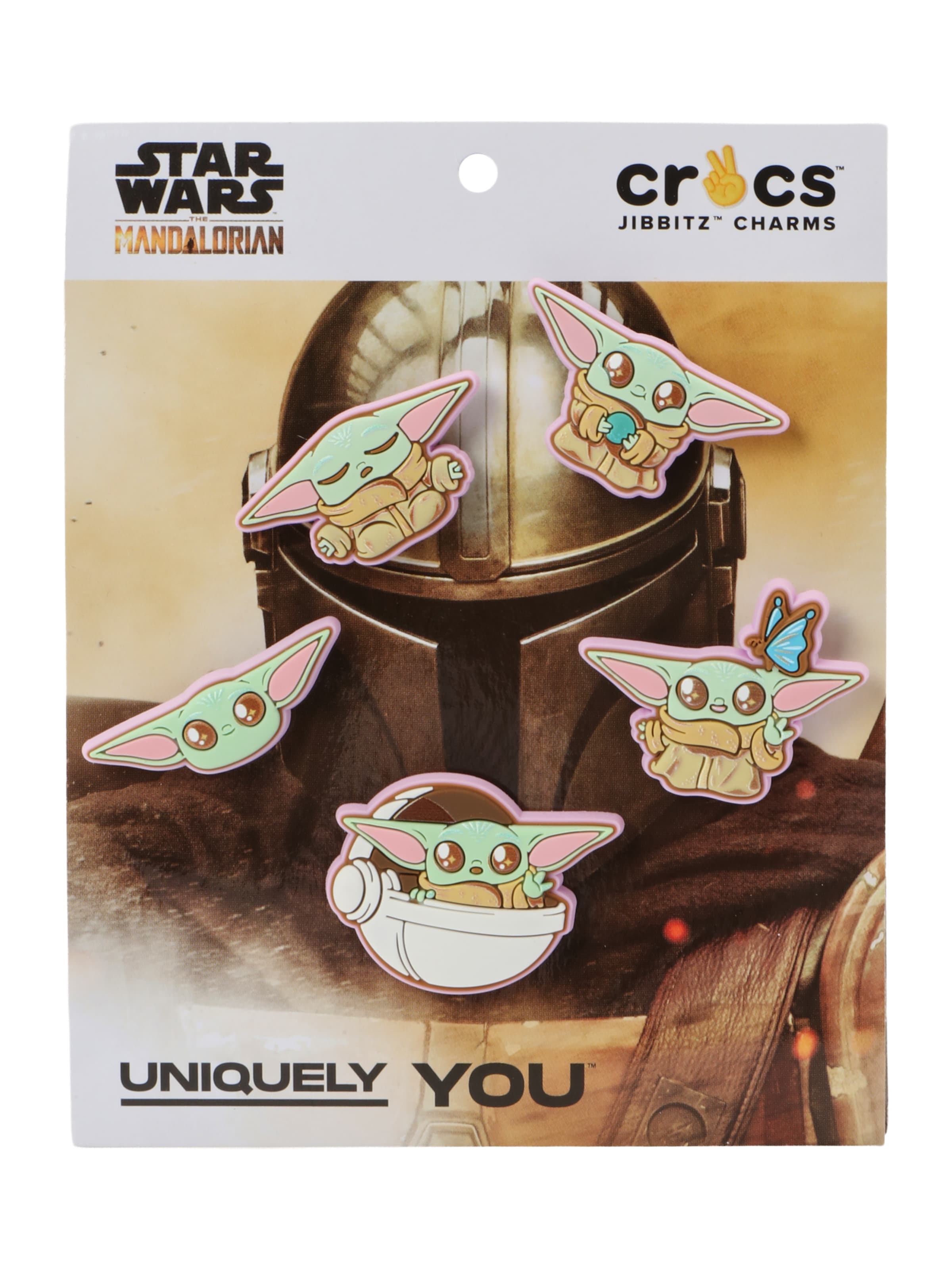 Crocs - Bijuteria 'Star Wars Grogu' em verde: frente