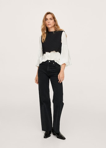 MANGO Wide leg Jeans 'Telma' i svart