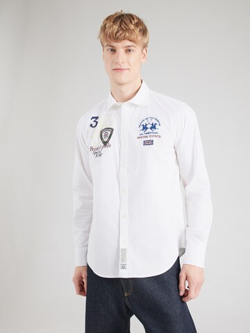 Regular fit Camicia di La Martina in bianco: frontale